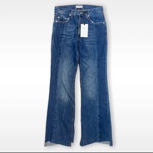 Zara Real Slim Flare High Waist Denim 4